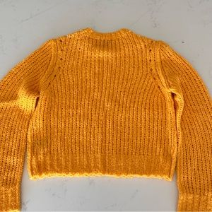 Rag & Bone Gold/yellow cable knit wool sweater - Size Small
